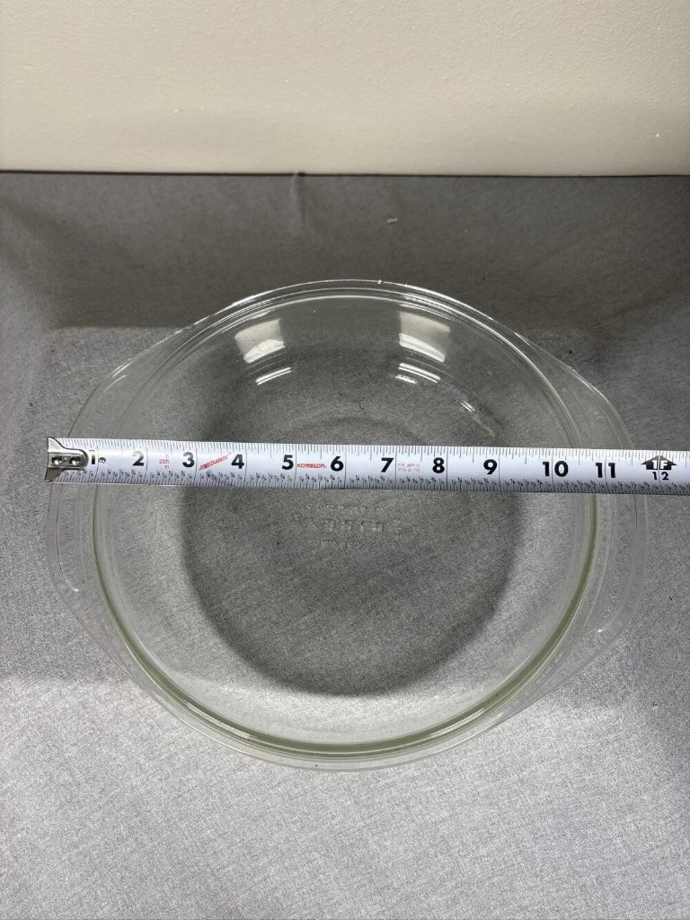 Vintage PYREX Oven RoasterOvenware Clear Glass Casserole Baking Dish Made In USA